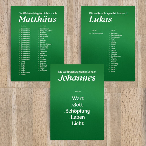 Jesus Christus Weihnachtsgeschichte nach Johannes, christliche Bibel, religiös, Advent, Glauben.