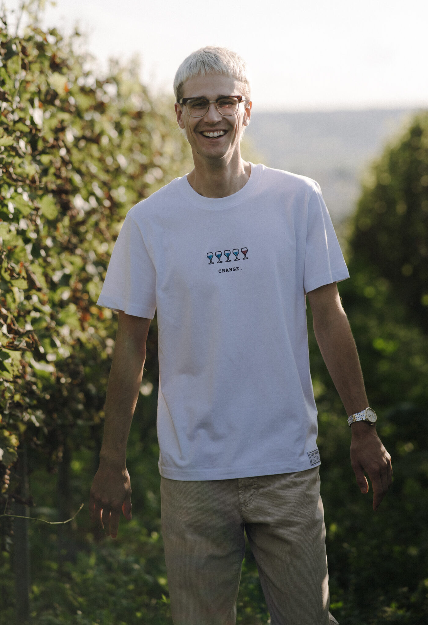 Vater-Kind-T-Shirt mit Bibelvers, christliche Botschaft, nachhaltige Mode.