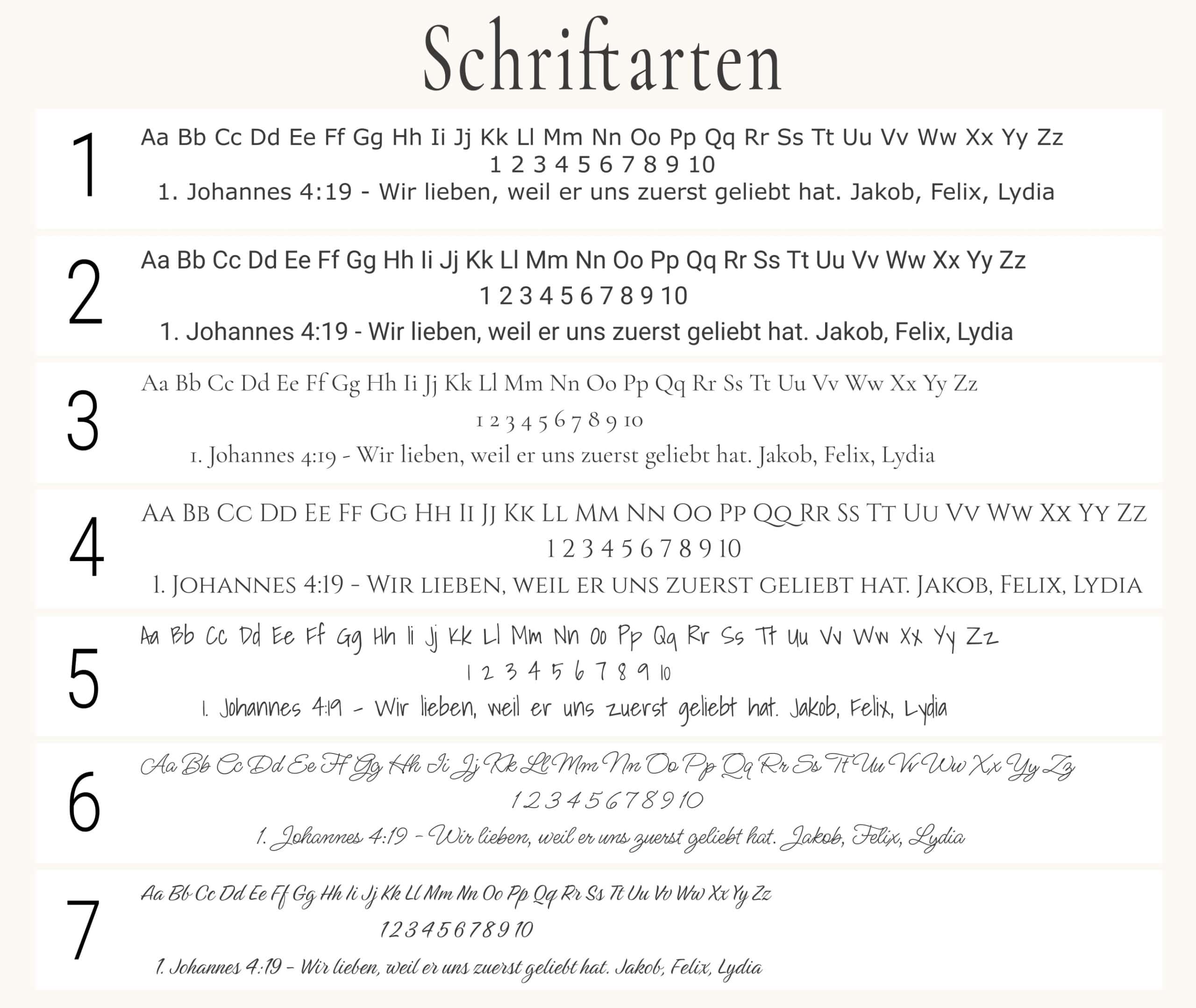 Armreif personalisiert mit Bibelvers oder Message 18 Glaubensbasierte Schreibarten für christliche Marken auf mookho.de.