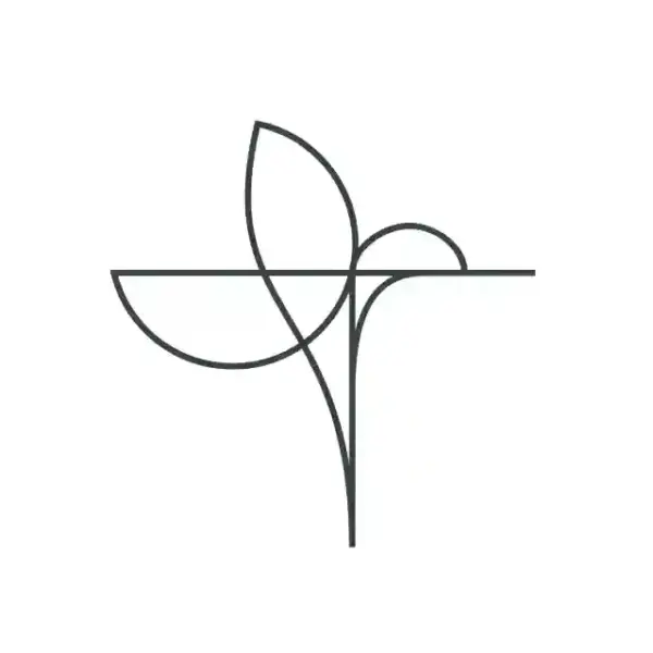 Moderne christliche Symbolgrafik für Glauben und Spiritualität.