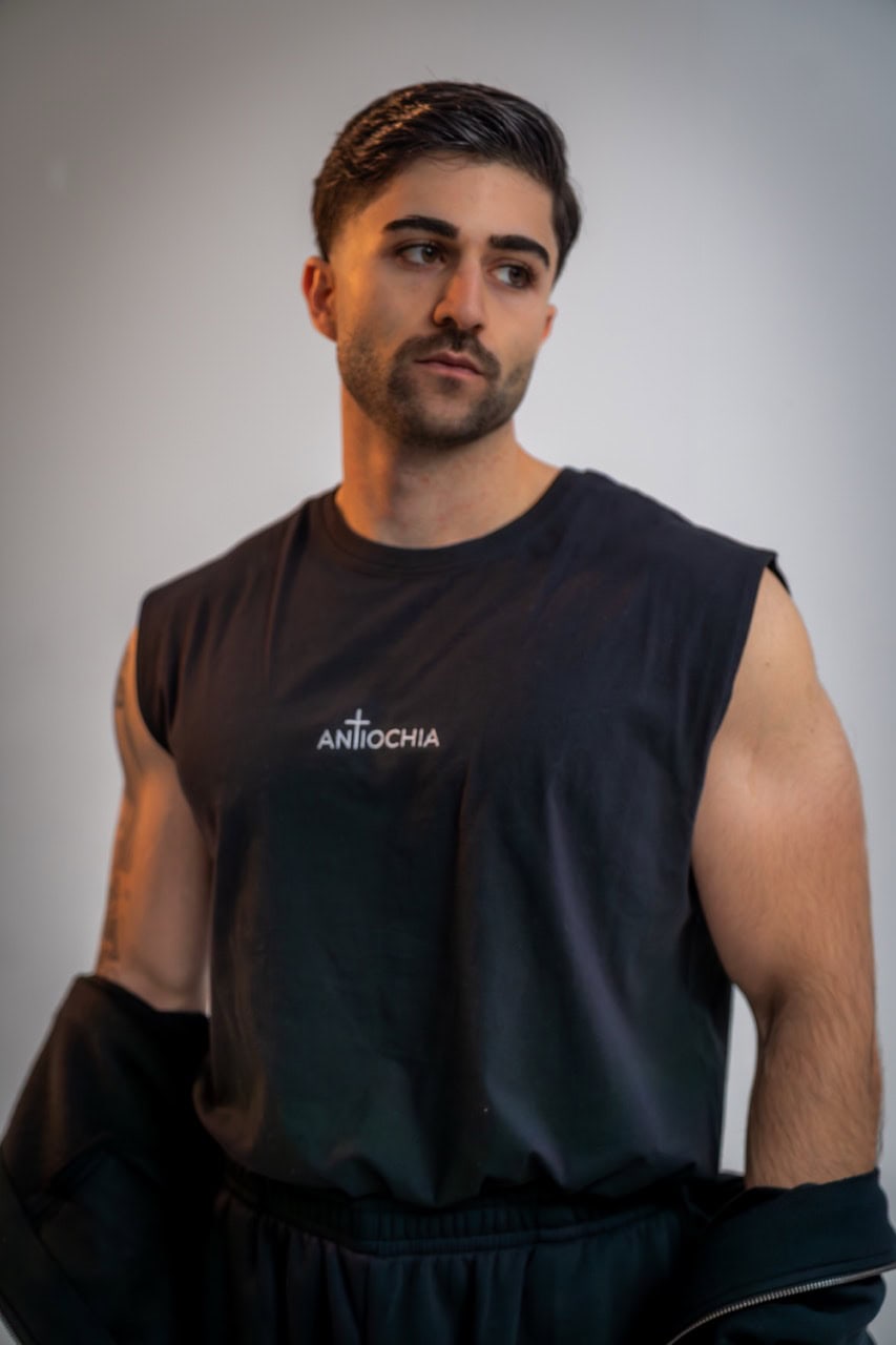 Essential Tanktop - "Philippus" 12 Mode für christliche Männer, christliche Marken, christliche Kleidung, religiöse Sportbekleidung.