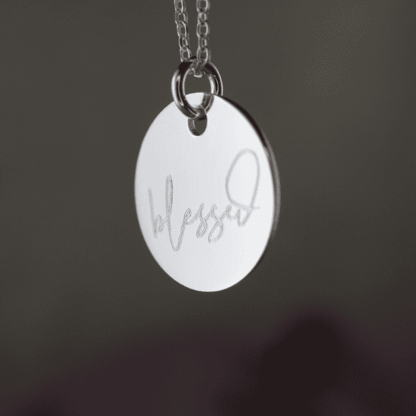 Glaube Anhänger mit Christlichem Schriftzug für christliche Schmuck und Accessoires.
