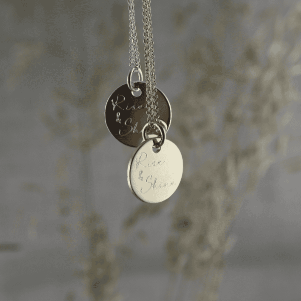 rise & shine - Anhänger 8 Halskette mit personalisiertem Kreuz Anhänger, christliches Schmuckdesign, Geschenkidee.