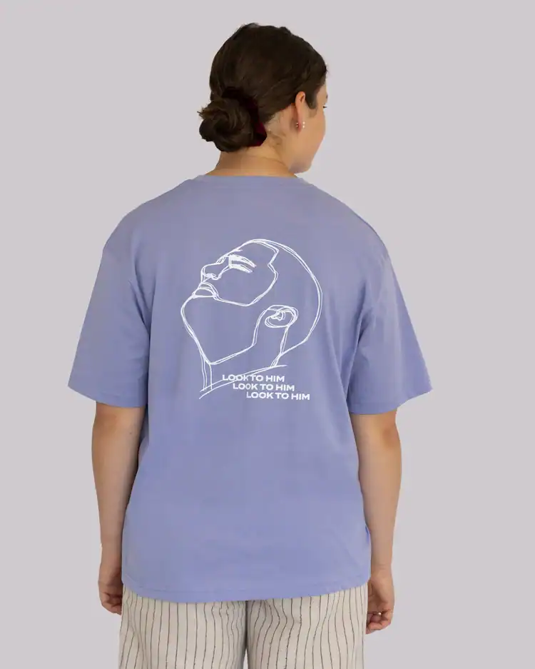 Gebets-T-Shirt mit biblischem Spruch für christliche Mode und Marken bei mookho.de.