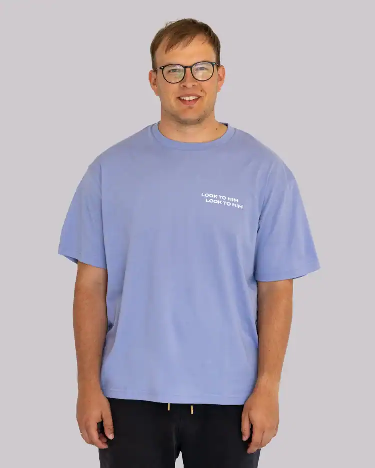 Look To Him T-Shirt 10 Look to Him T-Shirt, christliche Mode, christliche Bekleidung, christliches Geschenk, christliche Marken, christliche Kleidung online.