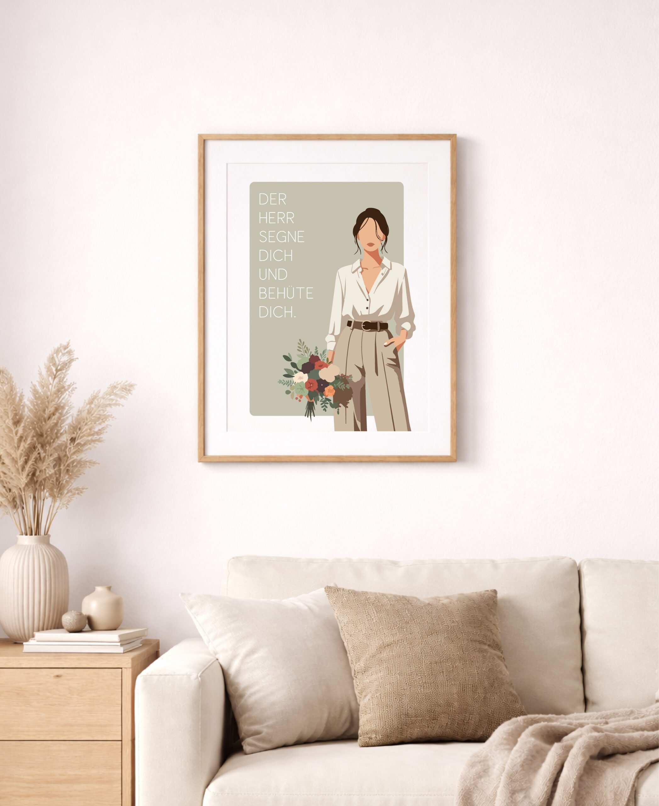 Poster »der Herr segne dich« 11 Der Herr segne dich und behüte dich, christliche Wanddekoration, religiöses Poster.