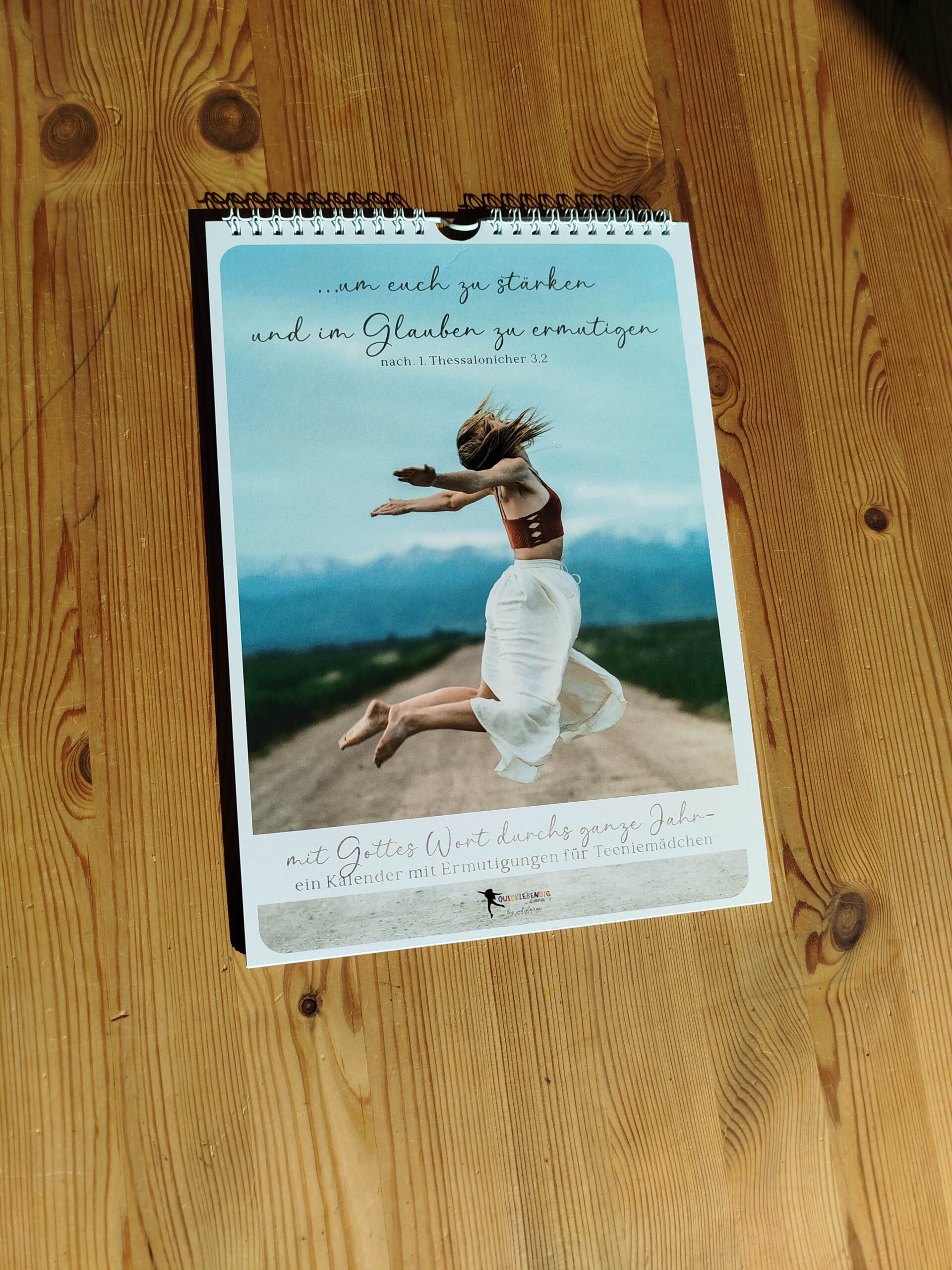 Gottes Wort, Glaube, christliche Inspiration, Kalender, christliche Botschaft.
