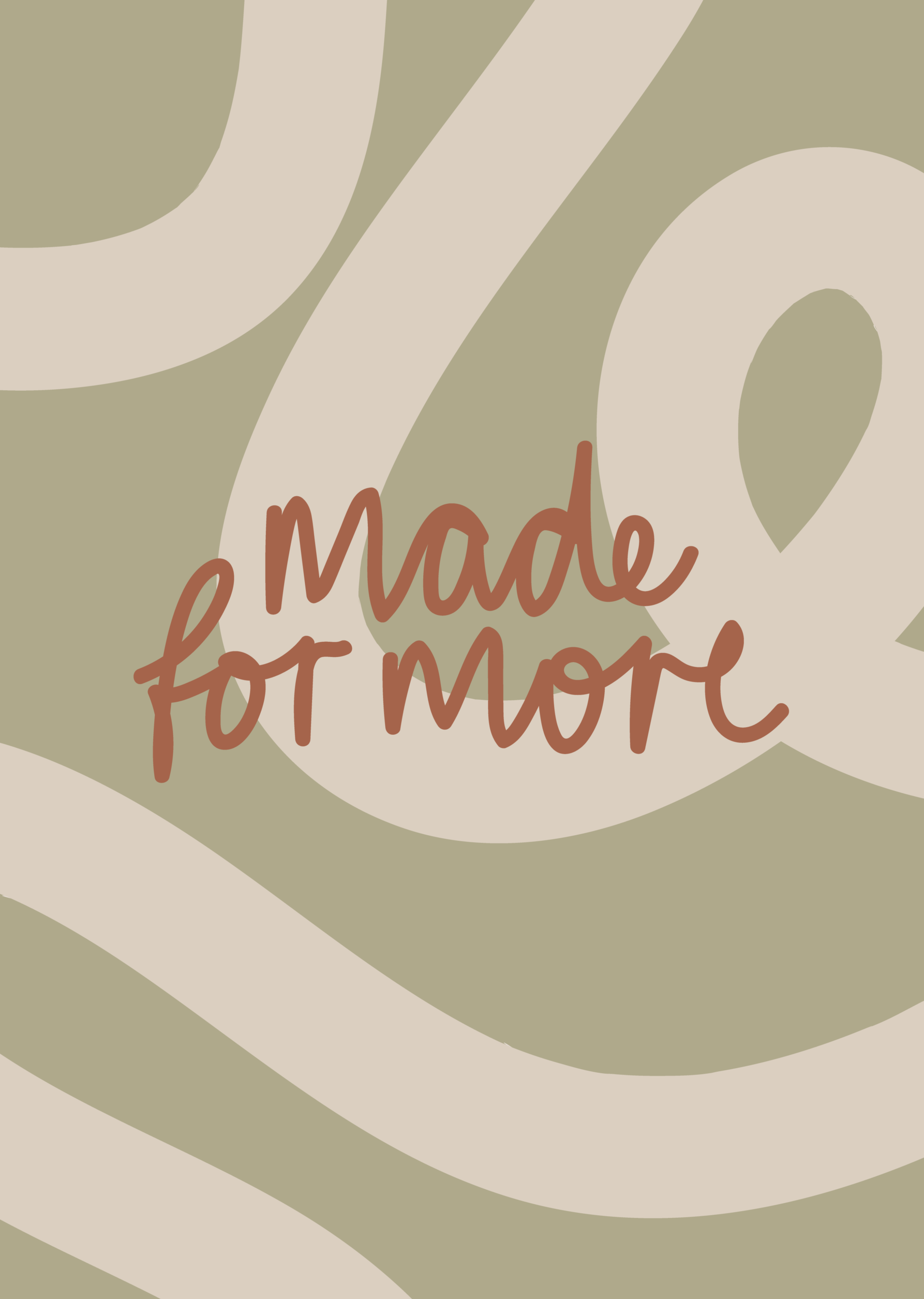 Poster »made for more« 9 Mookho.de - Marktplatz für christliche Marken, Made for more.